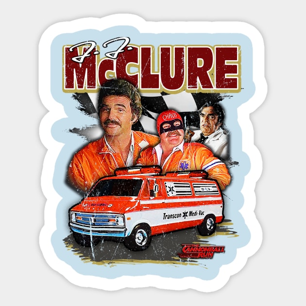 J.J. McClure Sticker by BigOrangeShirtShop